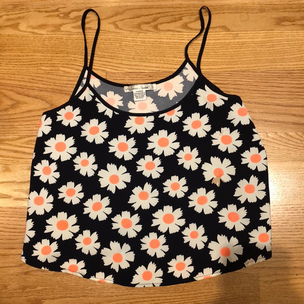 San Souci Floral Crop Top